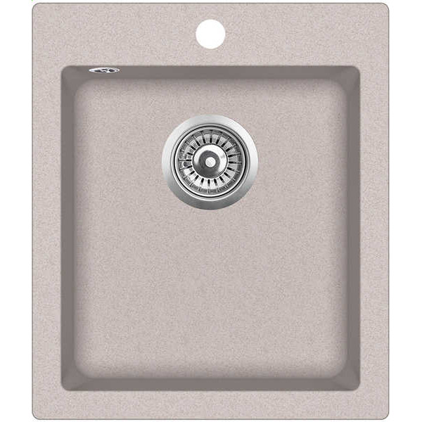

Кухонная мойка AquaSanita Simplex SQS100-110 Beige гранитная (SQS100W)