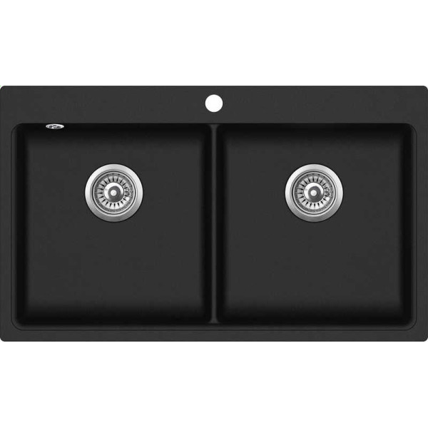 

Кухонная мойка AquaSanita Magna SQM200-601 Black metallic (SQM200AW)