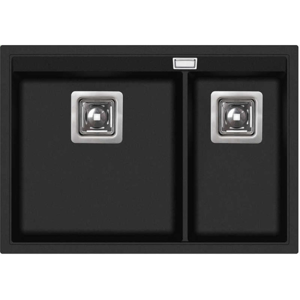 

Кухонная мойка AquaSanita Delicia SQD150-601 Black metallic (SQD150AW)