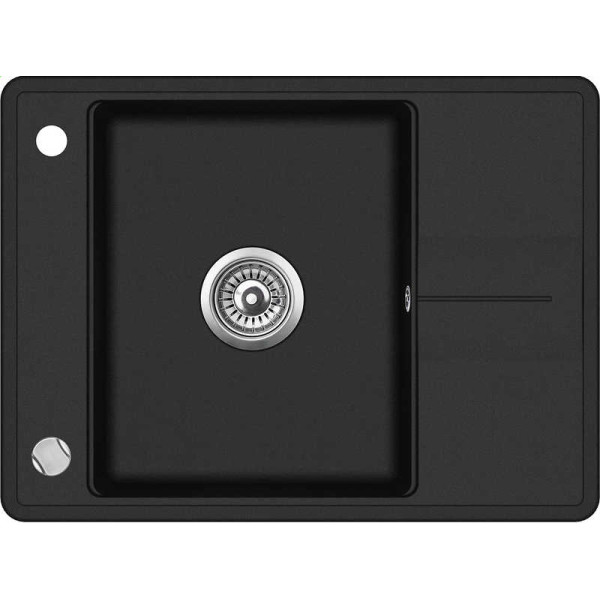 

Кухонная мойка AquaSanita Bella SQB102-601 Black metallic (SQB102AW)