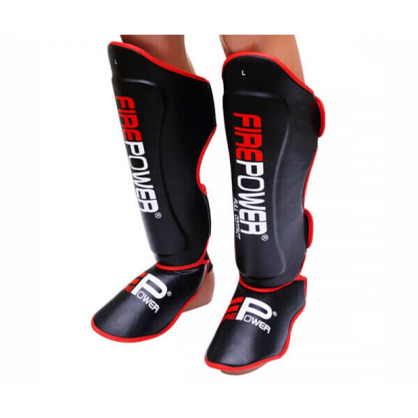 

Защита голени (Щитки) FirePower FPSGA8 (L) Черные с красным