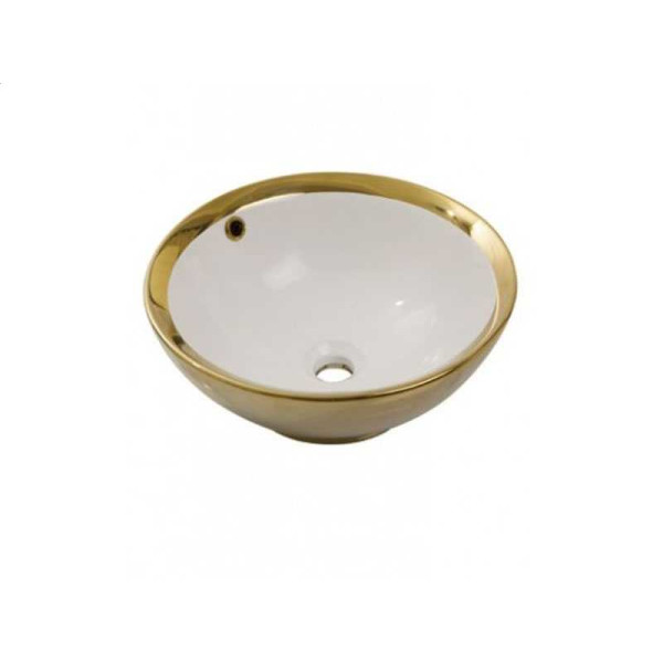 

Умывальник Newarc Newart countertop 42 (5010G-W) золото/белый