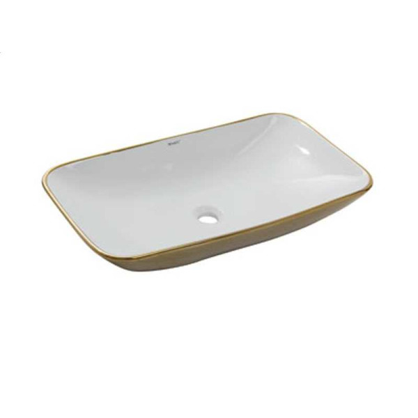 

Умывальник Newarc Countertop 70 (5019GW) золото/белый