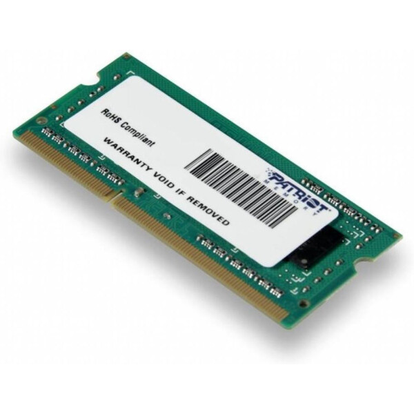 

Оперативная память SoDIMM DDR3L 4GB 1600 MHz Patriot (PSD34G1600L81S)