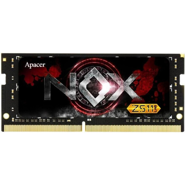 

SoDIMM DDR4 8GB 2400 MHz NOX Series Apacer (ES.08G2T.GEE)