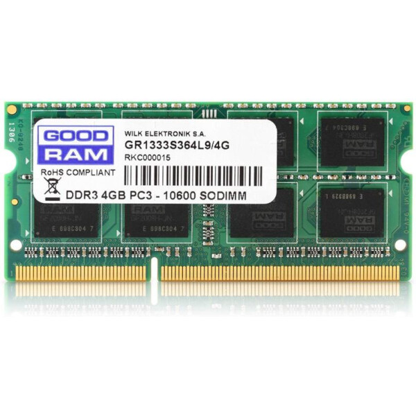 

SoDIMM DDR3 2GB 1600 MHz GOODRAM (GR1600S3V64L11/2G)