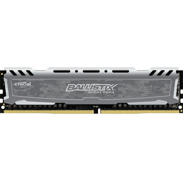 

DDR4 8GB 3200 MHz Ballistix Sport Gray MICRON (BLS8G4D32AESBK)