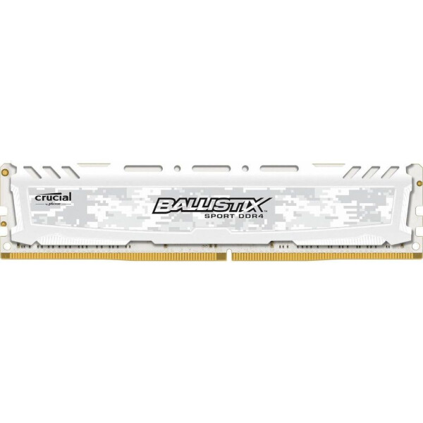 

DDR4 8GB 3000 MHz Ballistix Sport LT White MICRON (BLS8G4D30AESCK)