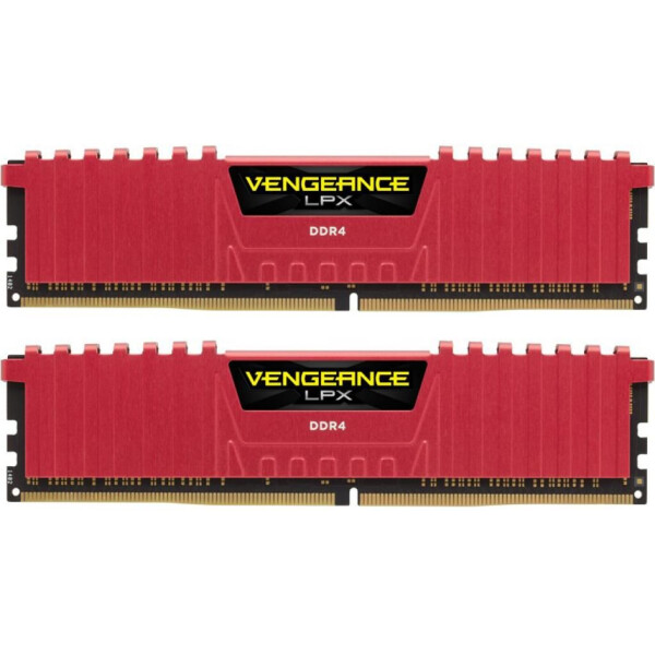

DDR4 2x8GB/3200 Corsair Vengeance LPX Red (CMK16GX4M2B3200C16R)
