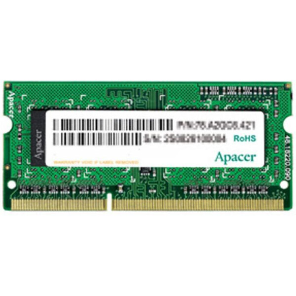 

SoDIMM DDR3 4GB 1600 MHz Apacer (AS04GFA60CATBGC)