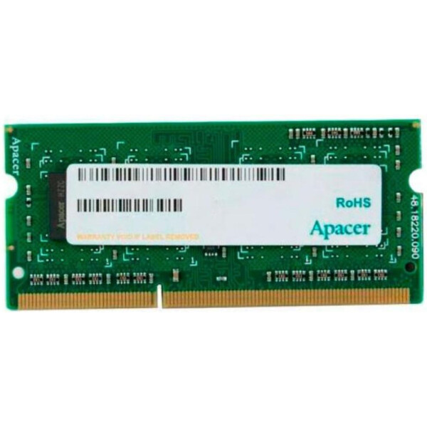 

SoDIMM DDR3 8GB 1600 MHZ Apacer (DS.08G2K.KAM)
