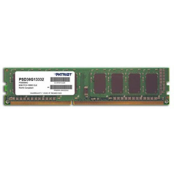 

DDR3 8GB/1333 Patriot Signature Line (PSD38G13332)