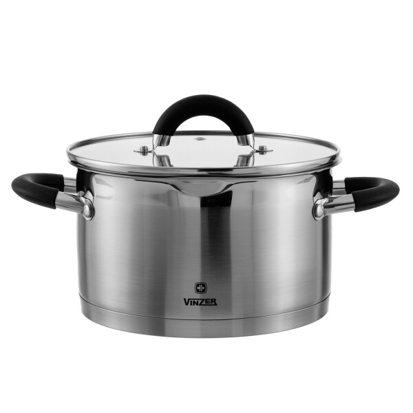 

Кастрюля с крышкой VINZER Progresso d 16 см 1.5 л [89052]