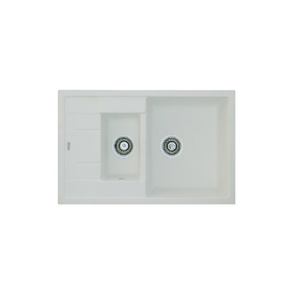Кухонная мойка Fabiano Classic 78x50x15 Alpine White