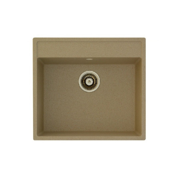 

Кухонная мойка Fabiano Quadro 56x51 Beige