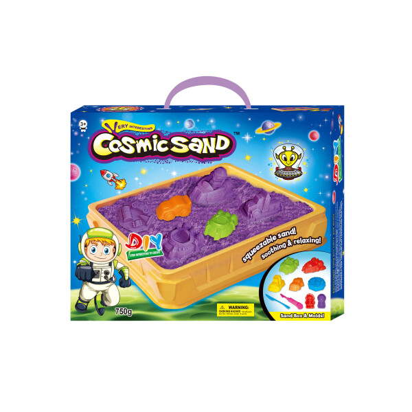 

Набор-кинетический песок с формочками, 750 грамм COSMICSAND (CI82773A)
