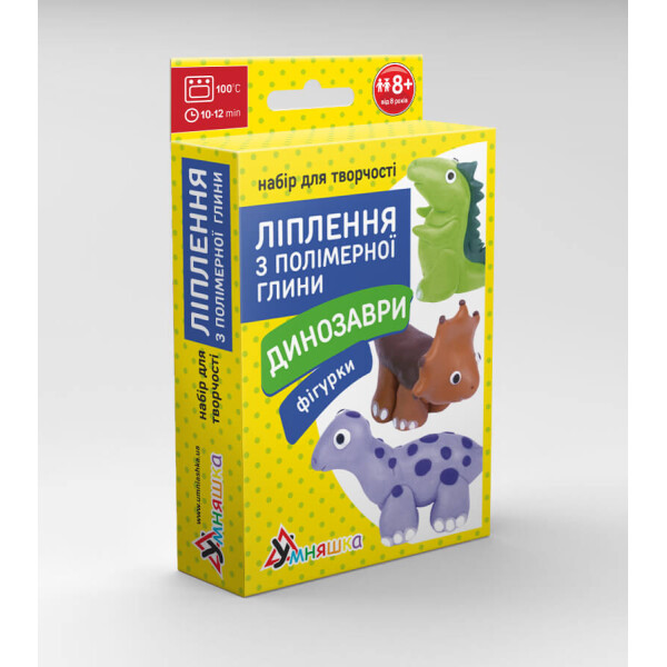 

Набор для творчества "Лепка из полимерной глины "Фигурки Динозавры" УМНЯШКА (ПГ-008)