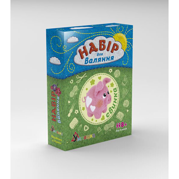 

Набор для творчества "Валяние "Свинка" УМНЯШКА (ВАЛ-007)