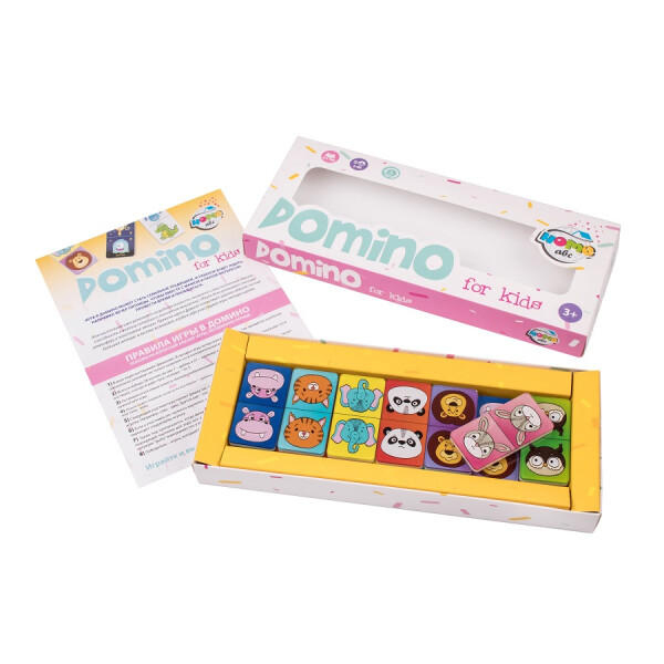 

Домино Home-ABC Animals color set К-0023 28 деталей (39-SAN017)