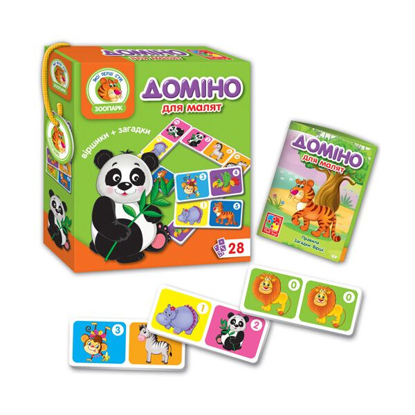 

Домино для малышей Vladi Toys Зоопарк (TOY-34393)