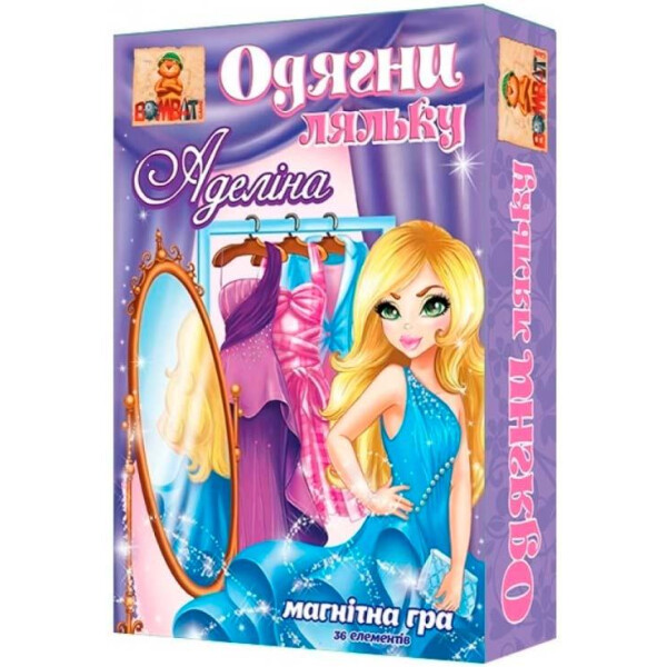 

Игра на магнитах Bombat Одень куклу (800132)