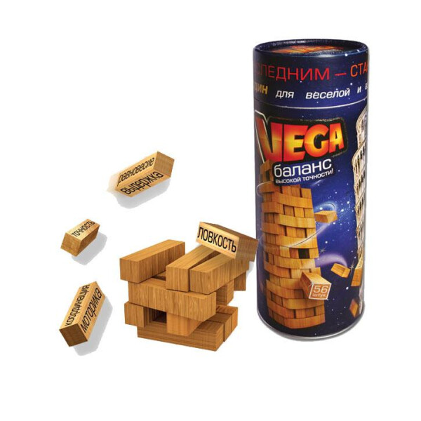 

Игра настольная Vega (56 брусков) Dankotoys DT ПБ (tsi_14611)
