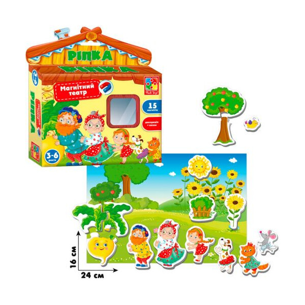 

Игра настольная Vladi Toys Магнитный театр Репка (TOY-55986)