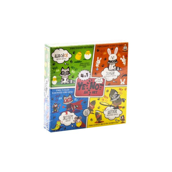 

Карточная игра Dankotoys YES NOT ДаНетки 4 в 1 (TOY-107276)