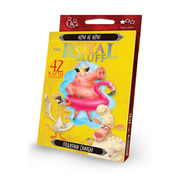

Карточная игра The ROYAL BLUFF укр Золотистый (RBL-01)
