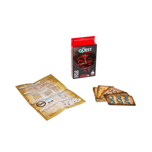 

Карточная квест-игра Dankotoys Best Quest Тайна слов (TOY-55435)