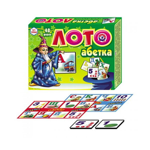 

Лото Технок Абетка 48 фишек (TOY-11234)