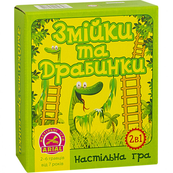 

Настольная игра Arial Змейки и лесенки (910398)