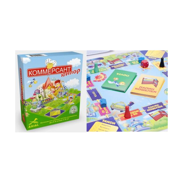 

Настольная игра Arial Коммерсант Юниор (TOY-55390)