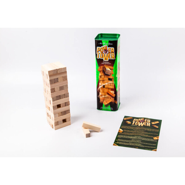 

Настольная игра Power Tower 56 шт Светло-коричневый (K.981)