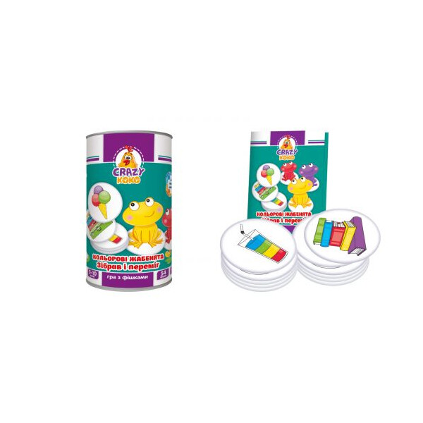 

Настольная игра Vladi Toys Цветные лягушата (TOY-50029)