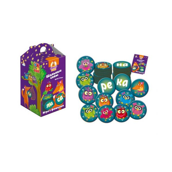 

Настольная игра Vladi Toys Шальные совы. Вижу слово (TOY-50709)