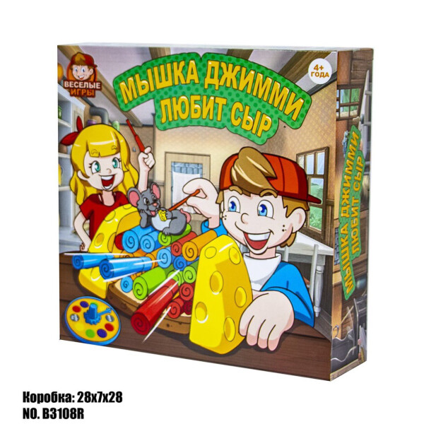 

Настольная игра Веселые игры Мышка Джимми B3108R (hub_qnZX22976)
