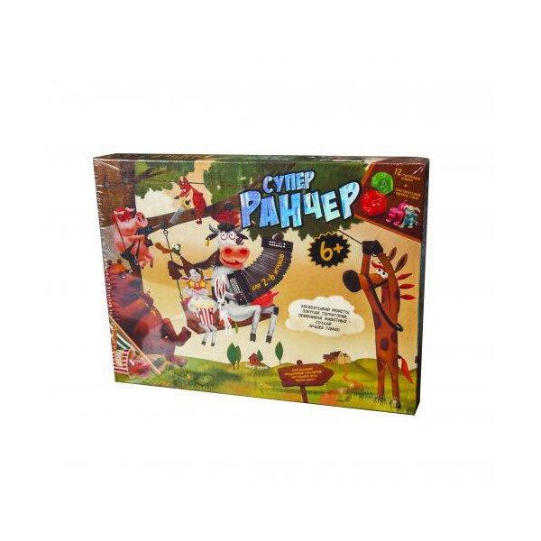 

Настольная развлекательная игра Dankotoys Супер Ранчер (TOY-48899)