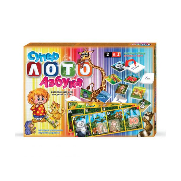 

Супер Лото Dankotoys Азбука (TOY-11580)