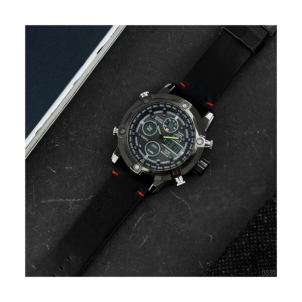 

Наручные часы AMST 3022 All Black Smooth Wristband