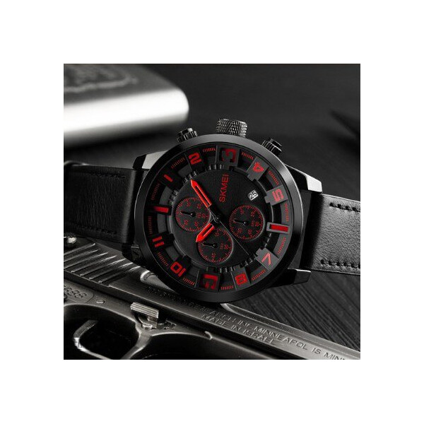 

Skmei 1309 All Black-Red