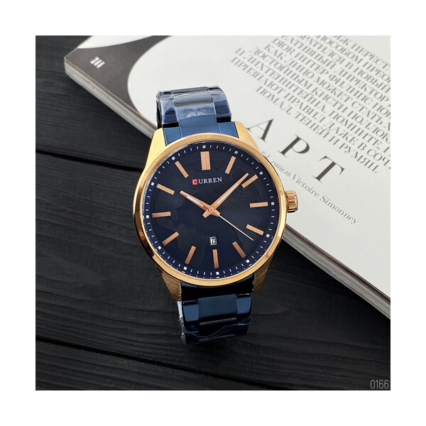 

Наручные часы Curren 8366 Blue-Gold