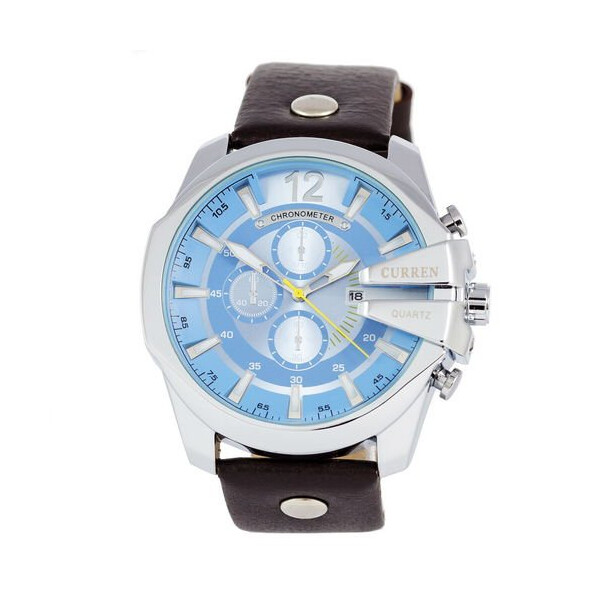 

Curren 8176-4 Silver-Black Blue