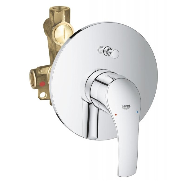 

Смеситель для ванны GROHE Eurosmart New однорычажный, встраиваемый без излива