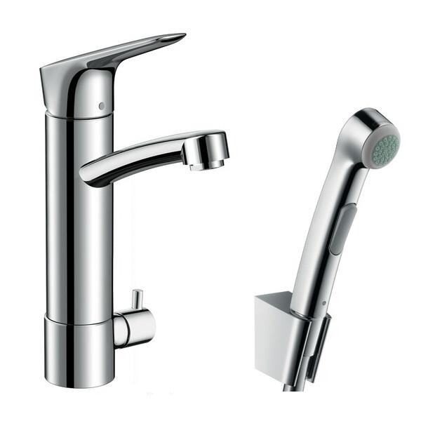 

Смеситель для раковины Hansgrohe Focus с гигиеническим душем