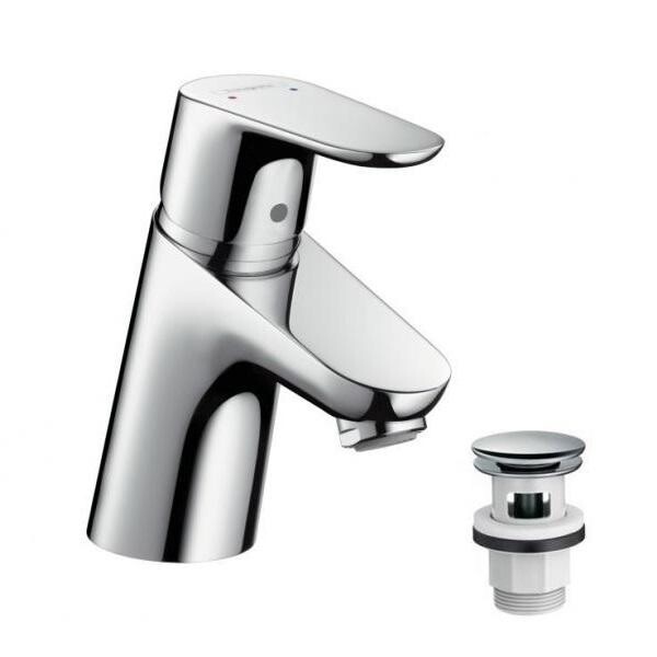 

Смеситель для раковины Hansgrohe Focus с Push-open