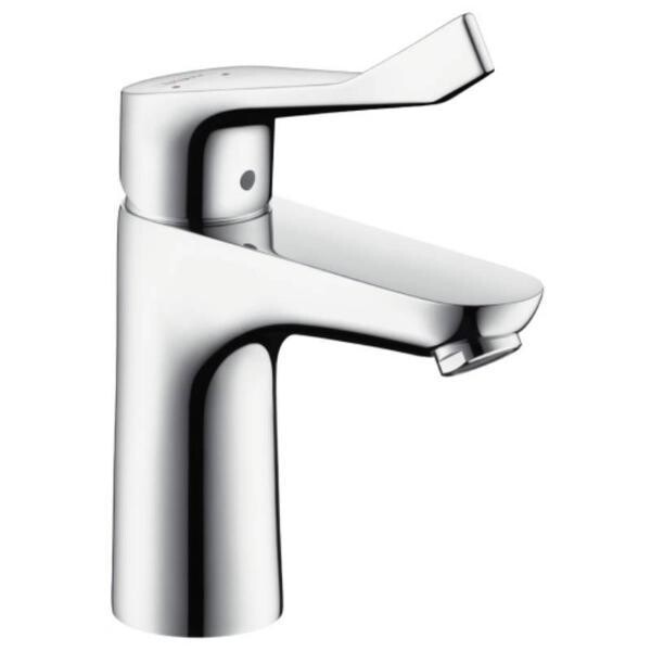 

Смеситель для раковины Hansgrohe Focus Care 100 с донным клапаном