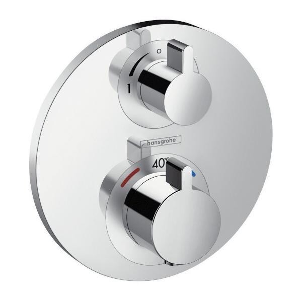 

Смеситель-термостат для ванны или душа Hansgrohe Ecostat S, внешняя часть
