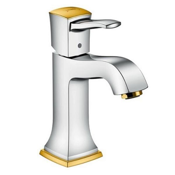 

Смеситель для раковины Hansgrohe Metropol 110 хром-золото