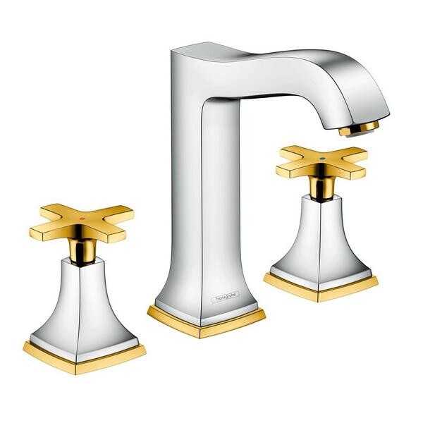 

Смеситель для раковины Hansgrohe Metropol Classic 160 хром-золото
